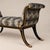 1970s Maison Jansen–Style Neoclassical Ebonized and Gilt Window Settee in Castel Baobab Fabric For Sale In New York - Image 6 of 9