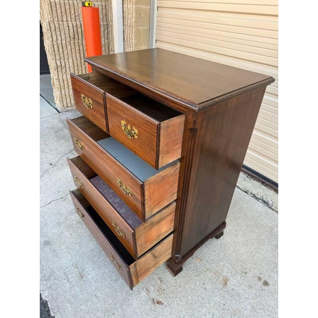 Early 20th Century Georgian Court Style Chest of Dresser by Lammerts Furniture For Sale - Image 10 of 12