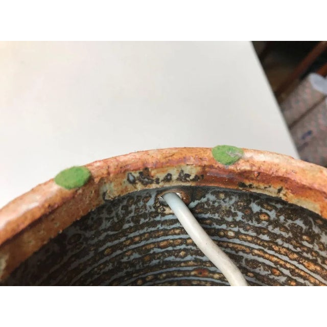 Danish Modern Stoneware Table Lamp from Conny Walther, 1970s For Sale - Image 12 of 17