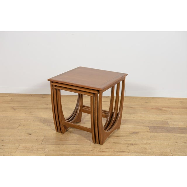 Brown Mid-Century Nesting Tables by Victor Wilkins for G-Plan, United Kingdom, 1960s, Set of 3 For Sale - Image 8 of 18