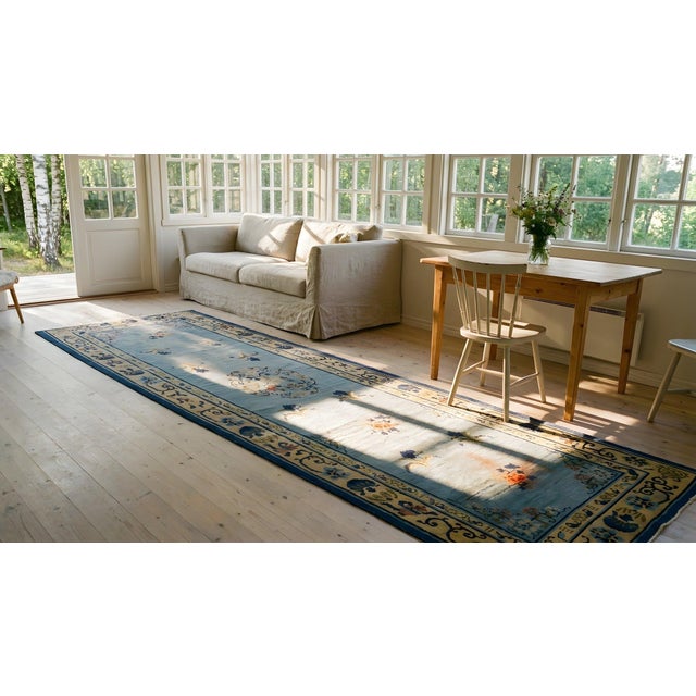 1920s Chinese Peking Carpet For Sale - Image 9 of 11