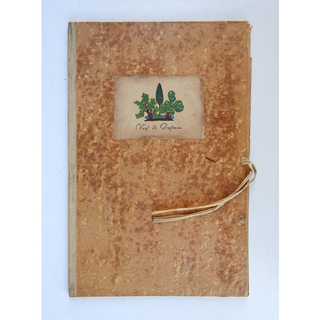 Vintage Portfolio Vues De Provence France Serigraphs - Set of 7 For Sale - Image 11 of 11
