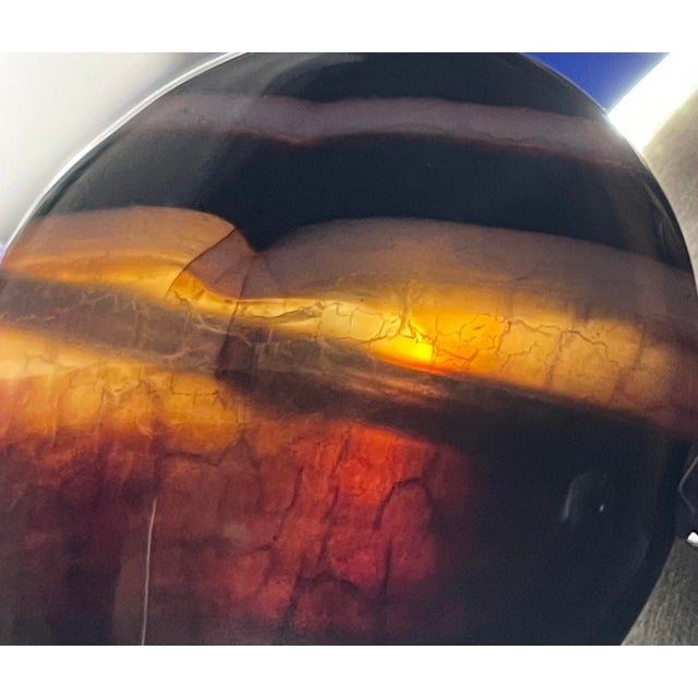 Botswana agate is a distinctive banded variety of chalcedony found exclusively in the Bobonong district of Botswana,...