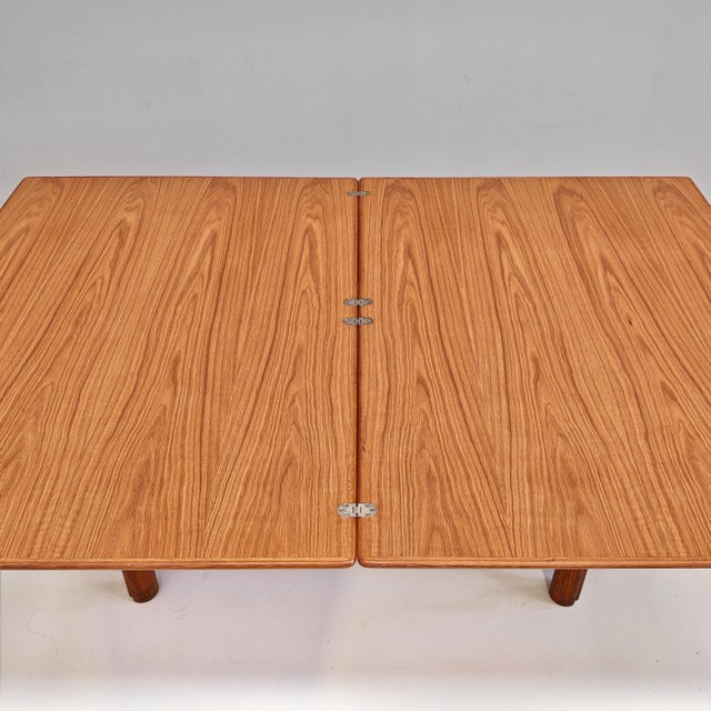 Brown Nibay Extendable Table in Oak by Tobia and Afra Scarpa for Gavina, 1960s For Sale - Image 8 of 18