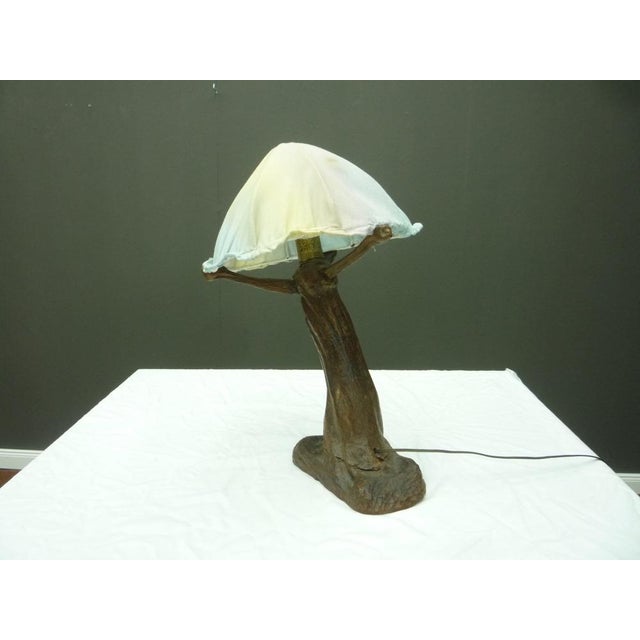 1920s Anthroposophical Table Lamp from Bernhard Weyrather, 1920s For Sale - Image 5 of 16