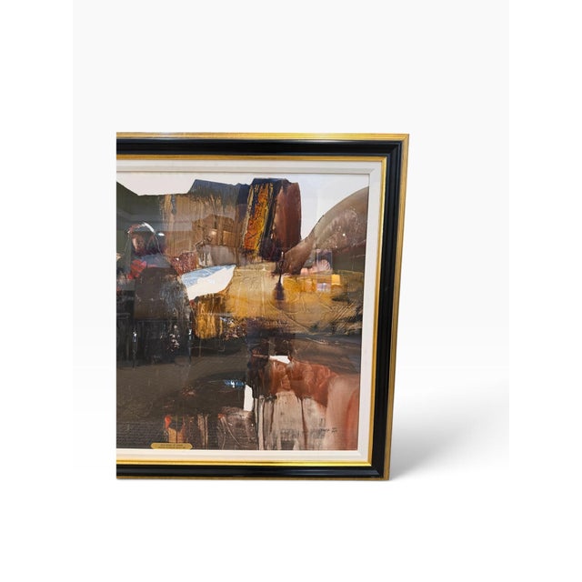 A monumental, award-winning original watercolor painting on paper titled "Hidden Canyon" by the distinguished American...