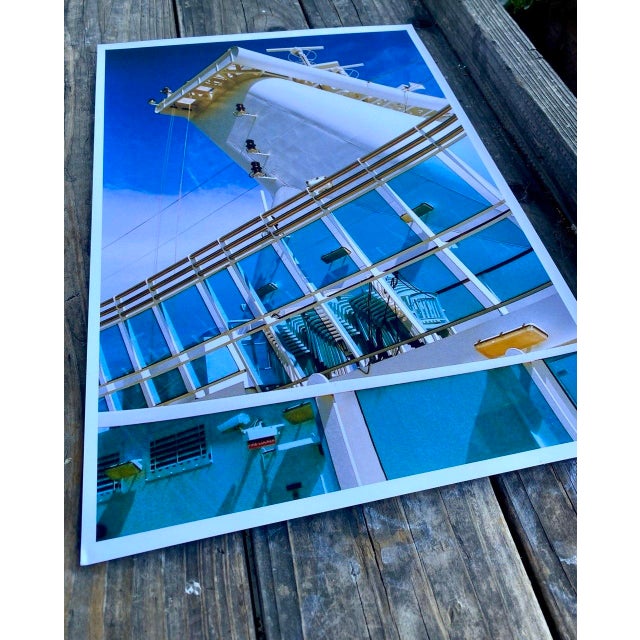 Abstract Cantilever Brutalist Photograph by Clifford Baker For Sale - Image 3 of 10