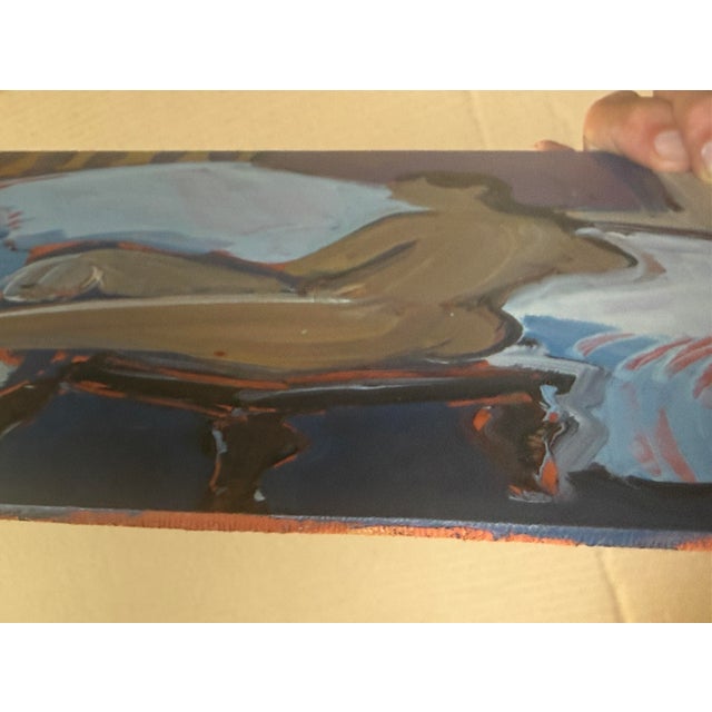 Double Sided Expressionist Figure Studies 10”x12” Two Sided Painting For Sale In San Francisco - Image 6 of 6
