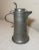 Rare Antique 1876 1 Liter Handmade Engraved Pewter Flagon Tankard Pitcher Stein For Sale - Image 4 of 12