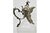 Glass Wine Jug with Embossed Silver Applications, in Good conditions. Designed 1920 to 1949