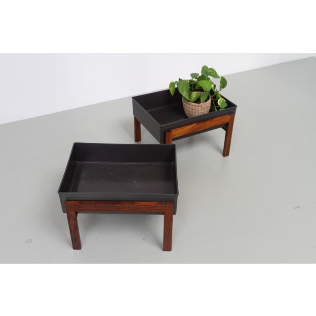 Mid-Century Modern Mid-Century Danish Santos Rosewood Planters, 1960s, Set of 2 For Sale - Image 3 of 18