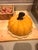 Transitional Ceramic Pumpkin Bree Cheese Holder For Sale - Image 3 of 5
