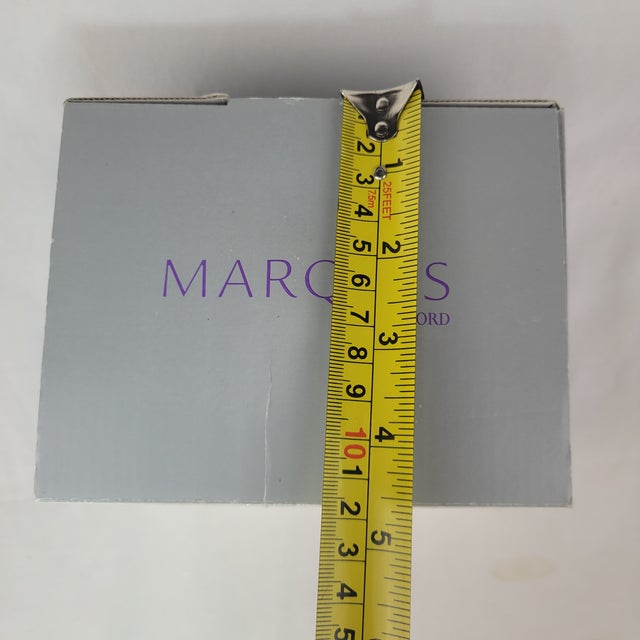 Marquis by Waterford Crystal Egg Trinket Box With Bow in Box For Sale - Image 16 of 16