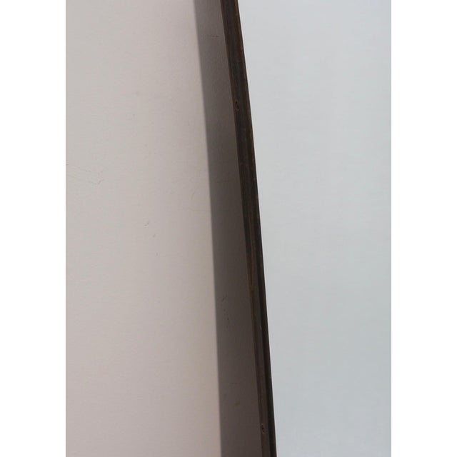 1960s Vintage Italian Wall Mirror with Brass Frame, 1960s For Sale - Image 5 of 17