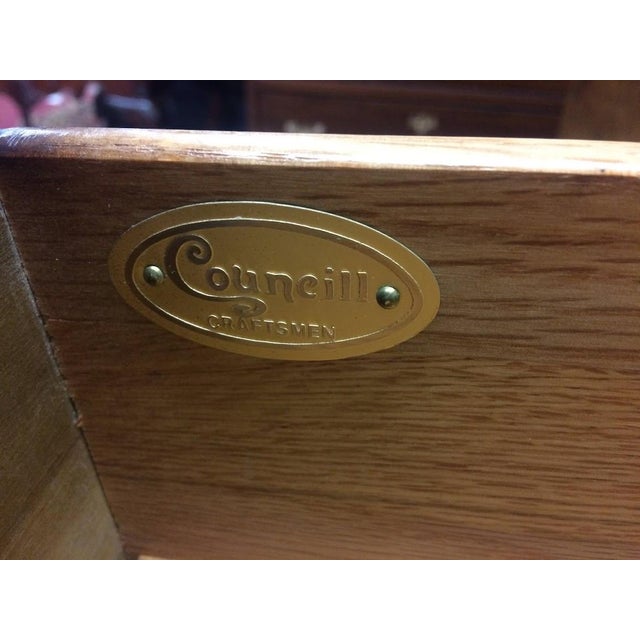 Item: Vintage Councill Craftsmen Sideboard Buffet. Age & Condition: Circa 1990. Good, with some signs of age and use to...