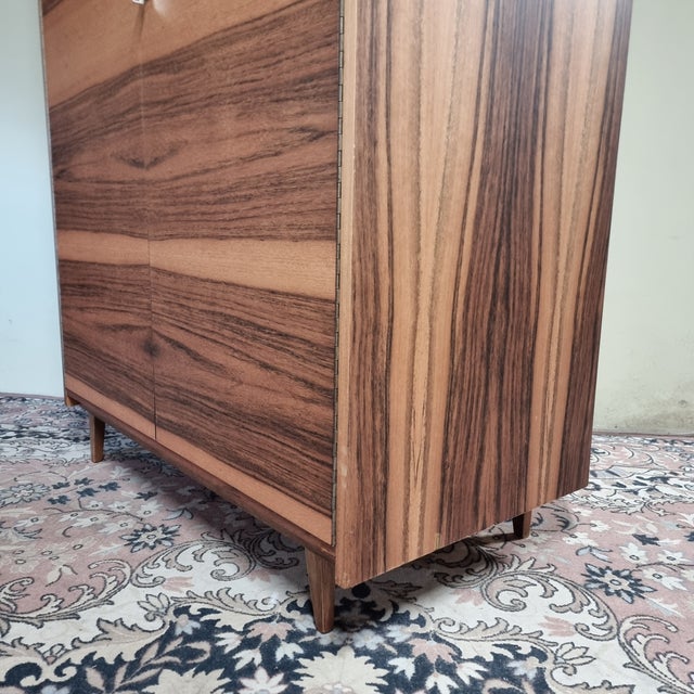 Vintage Wardrobe in Walnut from Tatra Nabytok, 1970s For Sale - Image 14 of 15