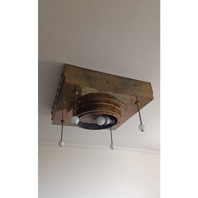 Ceiling Lamp by Otto Wagner, 1890s For Sale - Image 11 of 17