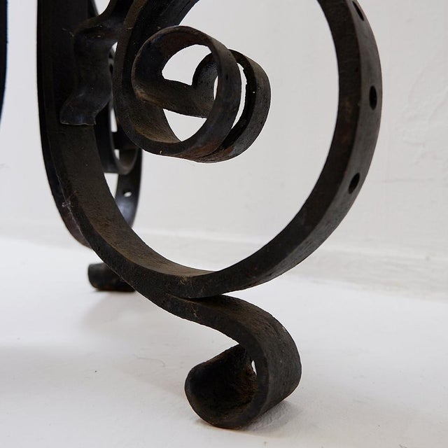 Large Italian Wrought-Iron Crown Candlestick, 1890s For Sale - Image 7 of 14
