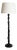 Africanist Ebonised Wood Floor Lamp, 1970s For Sale