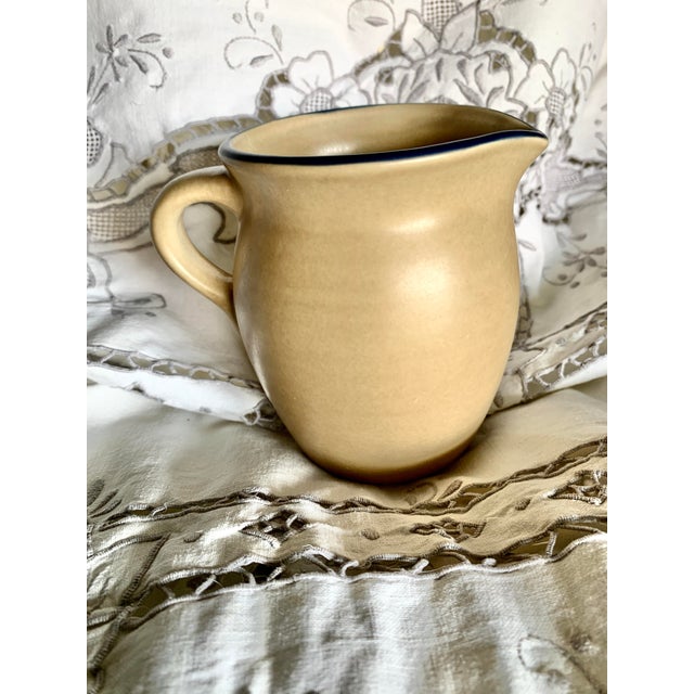 Vintage Folk Art by Pfaltzgraff Creamer Yorktown Pattern, Usa Made For Sale In Miami - Image 6 of 11