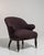 Eggplant 1880-1889 France Deep Aubergine Plum Tufted Barrel-Back Accent Chair For Sale - Image 8 of 11