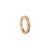 Pop Art Style Rainbow Multi Sapphire Eternity Band Ring in 14k Yellow Gold Size 6 For Sale - Image 4 of 16
