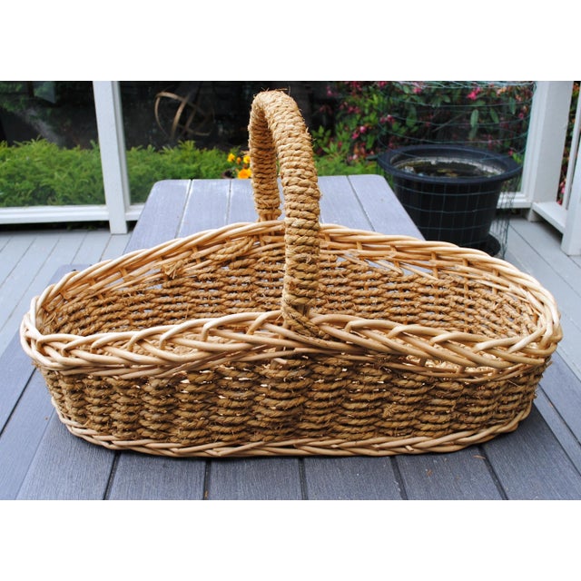 Extra Large Woven Basket For Sale - Image 9 of 9