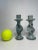 Tribal A Pair of Boho Chic Soapstone Candlesticks For Sale - Image 3 of 12