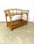 Camel 1970’s Coastal Rattan and Brass Two Tiered Bar Cart For Sale - Image 8 of 8