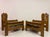 1960s Vintage Brutalist Oak Armchairs, 1960s, Set of 2 For Sale - Image 5 of 12