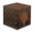 This rustic game cube features five game boards carved into a rich mahogany and maple wood solids. Dust with a soft, clean...