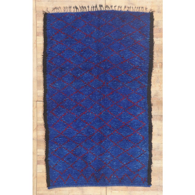 Vintage Beni MGuild Moroccan Rug, 06'03 X 10'02 For Sale - Image 10 of 10