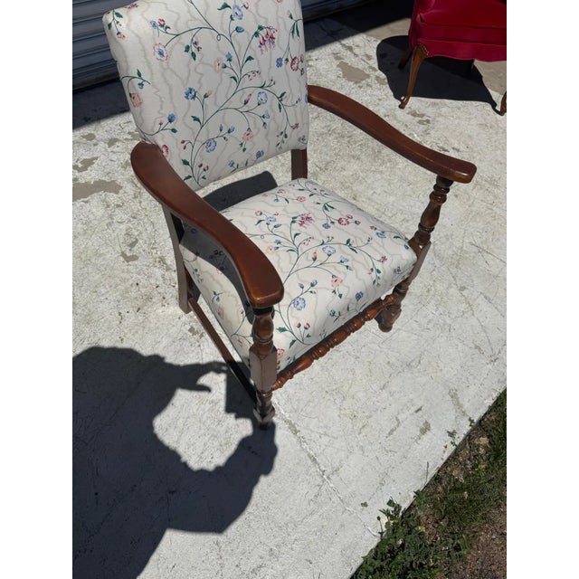 Mid 20th Century Vintage Spanish Revival Side Chair For Sale - Image 5 of 5