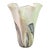 Mid-Century Modern Murano Attributed Grey, White & Earth Tones Art Glass Vase For Sale