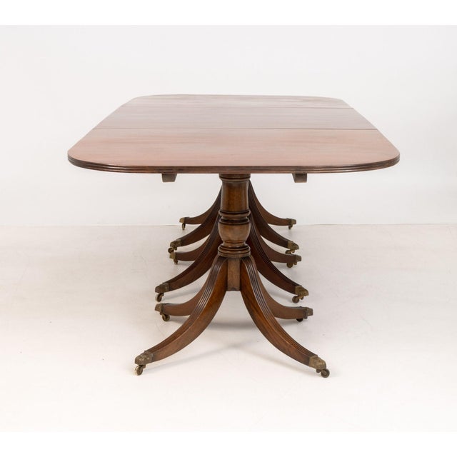 Regency Style Mahogany Extending Dining Table For Sale - Image 9 of 18