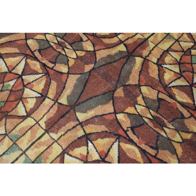1960s Infamous Turkish Deco Zeki Muren Rug For Sale - Image 14 of 18