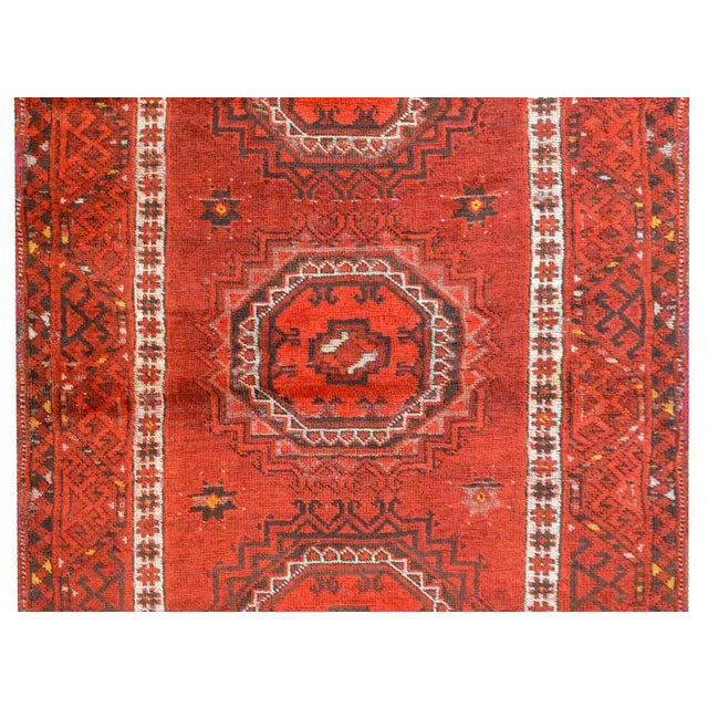 1900 - 1909 ]Early 20th Century Afghan Ersari Prayer Rug For Sale - Image 5 of 10