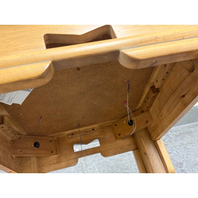 Southwestern Tile Inlay Wood End Table For Sale - Image 12 of 12