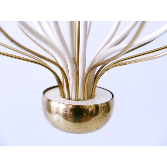 Mid-Century Modern Nine-Flamed Pendant Lamp, Germany, 1950s For Sale - Image 17 of 18
