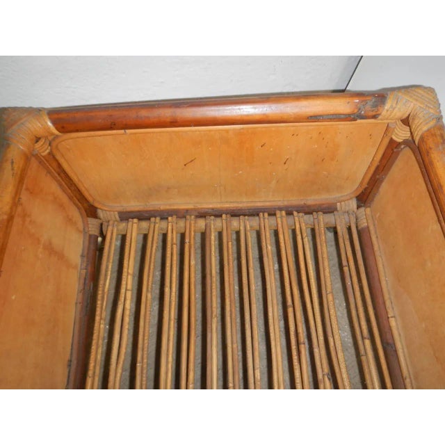 Rattan Trolley on Wheels For Sale - Image 10 of 11