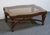 Drexel Drexel Heritage Talavera Collection Walnut Contemporary Spanish Mediterranean 52" Accent Glass-Topped Coffee Table 532-107 For Sale - Image 4 of 10