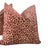 Cowtan and Tout “Ocelot” in Red and Tan 22" Pillow Cover - Single For Sale