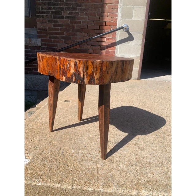 Mid 20th Century Live Edge Table For Sale - Image 5 of 7