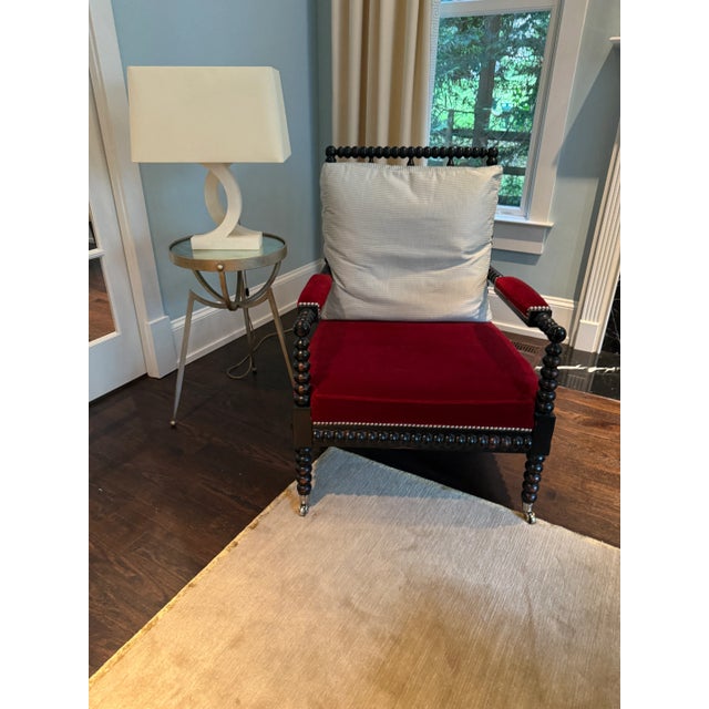 Wood Ralph Lauren New Bohemian Spindle Chair For Sale - Image 7 of 12