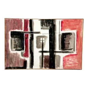 C. 1960s Modernist Abstract Painting by Ny Expressionist Phillip Callahan