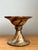 Vintage Gilt Striped Ceramic Pedestal For Sale In West Palm - Image 6 of 12