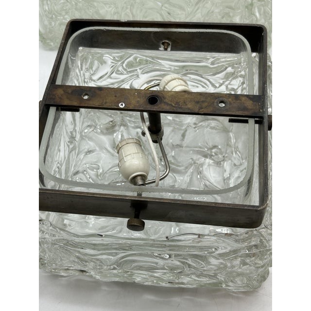 Murano Glass Tris Ceiling Lights by Ercole Barovier for Barovier & Toso, 1950s, Set of 3 For Sale - Image 12 of 16