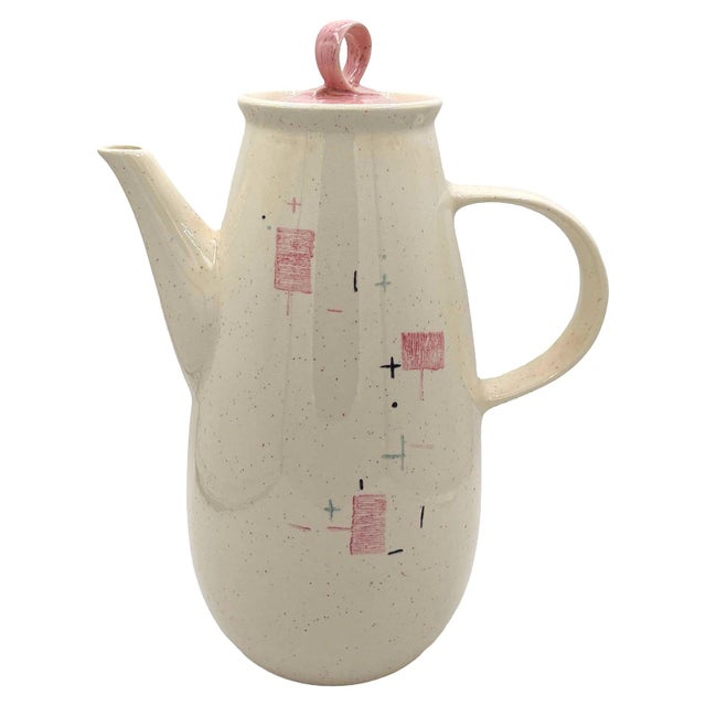 Mid-Century Modern 1950s "Tickled Pink" Serverware Dinner Plate Platter Bowl Set by Vernonware - 110 Piece For Sale - Image 3 of 18