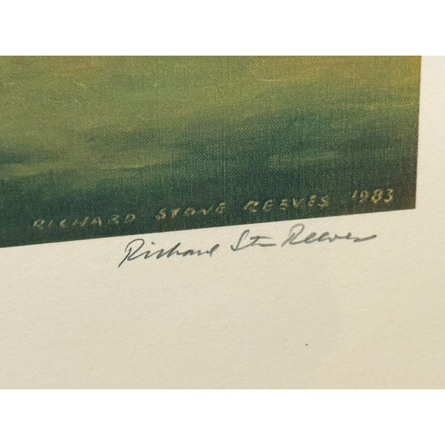 1980s Richard Stone Reeves Profiles of Courage Lithograph, Framed For Sale - Image 5 of 11
