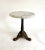 This small scale vintage French marble top bistro table may have been used as a bakery or store display. Absolutely...